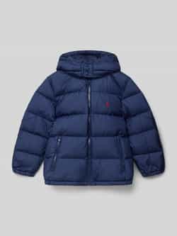 Polo Ralph Lauren Kids Regular fit gewatteerd jack met logostitching model 'Down'