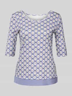 Marc Cain T-shirt met 1 2-mouwen