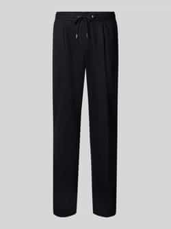 Profuomo Regular fit broek met tunnelkoord