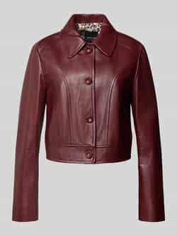 Marc Cain Regular fit jack in leerlook
