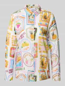Emily Van den Bergh Regular fit overhemdblouse met manchetten