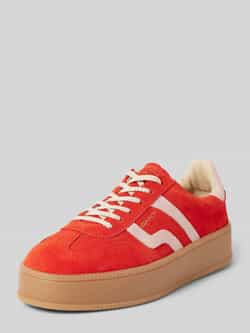 Gant Sneakers van leer met labeldetail model 'CUZMANI'