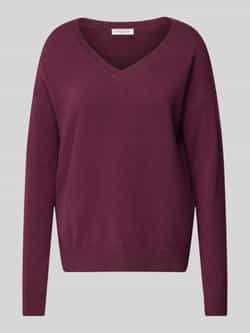 Christian Berg Woman Pullover van kasjmier met V-hals