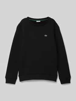 Lacoste sweater zwart Effen 152 | Sweater van