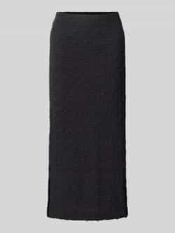 Tom Tailor Denim Nauwsluitende midirok van katoenmix