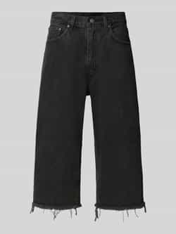 Levi's Relaxed fit bermuda met franjes model '478 BAGGY CAPRI'