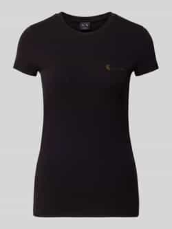 Armani Exchange T-shirt met labelprint