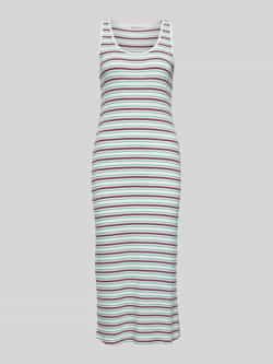 Tom Tailor Denim Midi-jurk met ronde hals