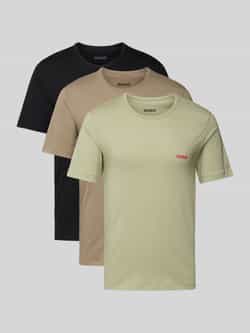 HUGO underwear T-shirt RN TRIPL met een ronde hals (set 3-delig)
