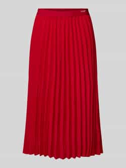 Tommy Hilfiger Uitlopende midirok met plissés