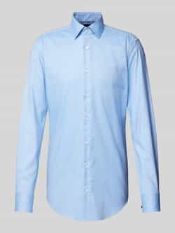 Boss Slim fit zakelijk overhemd met kentkraag model 'Hank'