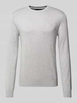 SCOTCH & SODA Heren Truien & Vesten Viscose Pullover Crewneck Grijs