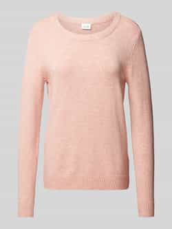Vila Gebreide pullover met ronde hals model 'Viril'