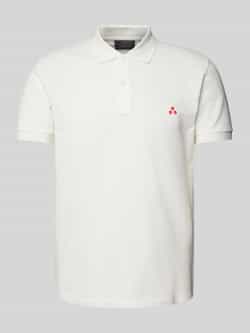 Peuterey Regular fit poloshirt met logostitching model 'ZENO'