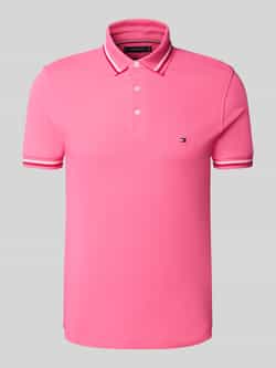 Tommy Hilfiger Regular fit poloshirt van katoenmix