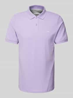 S.Oliver RED LABEL Regular fit poloshirt van puur katoen met labelstitching