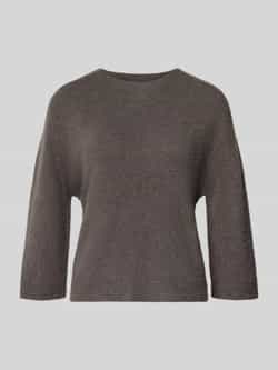 Oui Relaxed fit pullover met alpaca in gebreide look