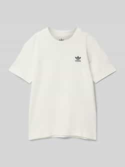 Adidas Originals Trefoil T-shirt unisex T-Shirts wit Kleding