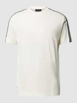 Emporio Armani T-shirt met logo Beige Heren