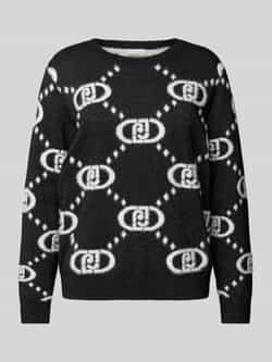 LIU JO SPORT Gebreide pullover met effectgaren
