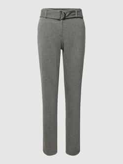 MORE & MORE Stoffen broek met krijtstrepen