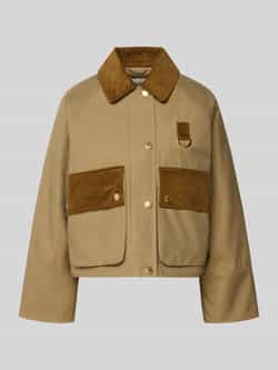 Barbour Relaxed-fit jack van katoenmix met corduroy kraag model 'PHOEBE'