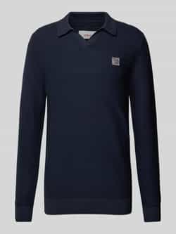 s.Oliver RED LABEL Regular fit gebreide pullover met labelpatch