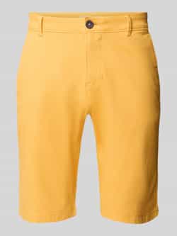 Tom Tailor Slim fit korte chino van katoenmix