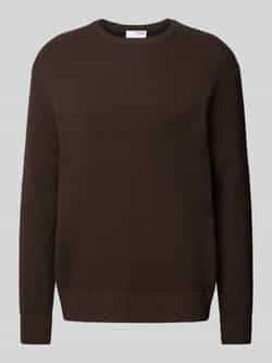 Selected Homme Gebreide pullover met ribboorden model 'HENNY'