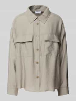 Jake*s Casual Relaxed fit blouse met paspelzakken op de borst