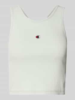 Champion Fitted fit korte top met labelstitching