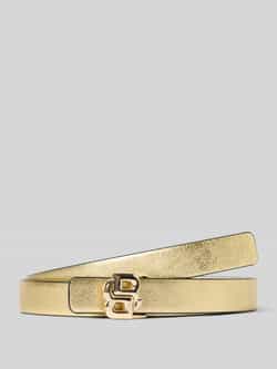 Boss Leren riem met logo-applicatie model 'Icon'
