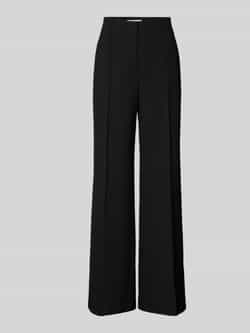 RAFFAELLO ROSSI Wide leg stoffen broek met structuurmotief model 'AGATHA'