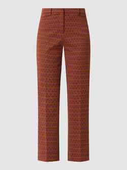 MORE & MORE Korte stoffen broek met viscose