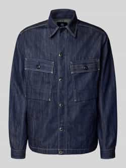 G-Star Raw Regular fit jeansoverhemd met kentkraag model 'Mosa'