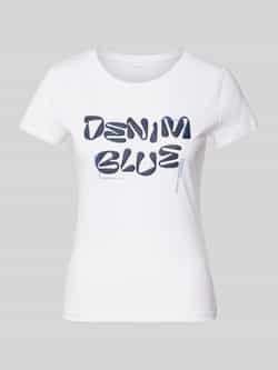 Tom Tailor Denim Regular fit T-shirt met tekstprint