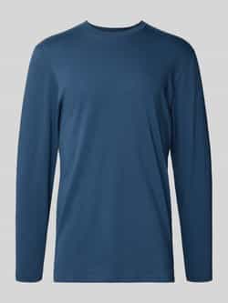 RAGMAN Shirt met lange mouwen en geribde ronde hals