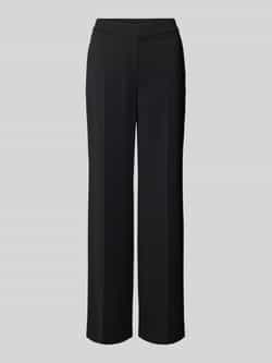 Marc Cain Straight leg stoffen broek met elastische band