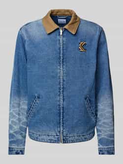 Karl Kani Jeansjack met logostitching