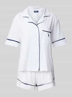 Polo Ralph Lauren Pyjama met logostitchings model 'POLO ESSENTIALS'