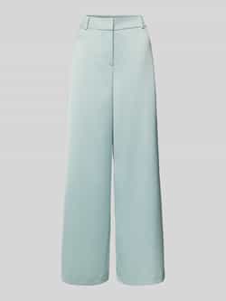 Jake*s Collection Wide leg stoffen broek met riemlussen