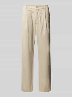 Replay Tapered fit broek met bandplooien model 'ADHANN'