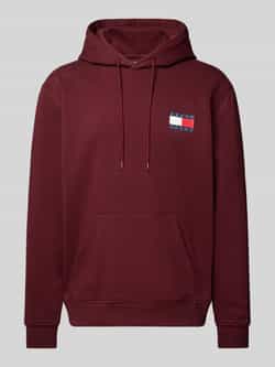 TOMMY JEANS Sweatshirt TJM REG ESSENTIAL FLAG HOOD EXT met bedrukte merklogo op borsthoogte