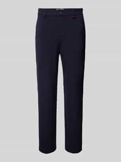 MAC Regular fit broek met riemlussen model 'Lennox'