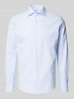 Profuomo Regular fit vrijetijdsoverhemd met kentkraag