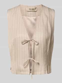 MOS MOSH Gilet met koordsluiting model 'ELVA INAH'
