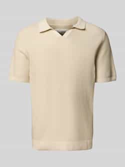 Jack & Jones Premium Regular fit poloshirt met V-hals model 'CEASTON'