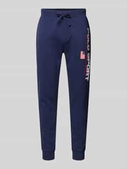 Polo Sport Slim fit sweatpants met labelprint