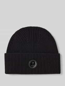 JOOP! Collection Beanie met labelbadge model 'Feranto'