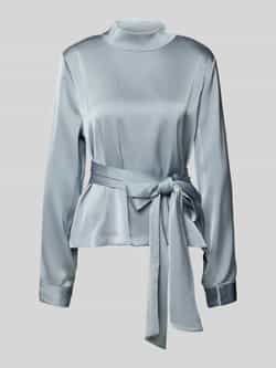 Gestuz Elegante Blouse Lange Mouwen Grijs Blauw Blue Dames